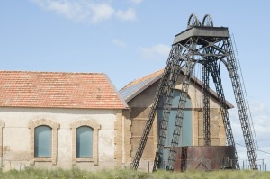 El castillete de la mina Las Matildes de La Unión 