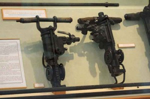 Martillos perforadores en el Museo Minero de La Unin 