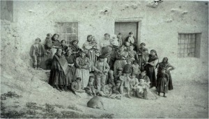 Vecinos de El Garbanzal en 1884 