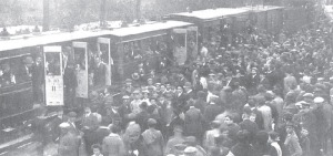 Año 1909: Murcia. Desplazamiento a Calasparra para asistir a un mitin de Juan de la Cierva