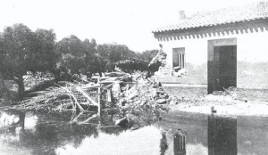 Ao 1906: Santomera. Consecuencias de la inundacin tras la crecida de la Rambla Salada