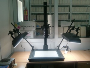 Maquina para digitalizar documentos