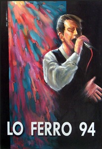 Cartel del Festival Nacional de Cante Flamenco de Lo Ferro. Año 1994