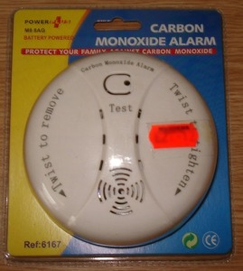 Alarma de monxido de carbono