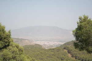 Vista de Alhama desde Sierra Espuña