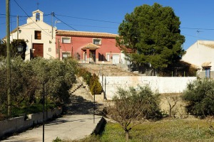 Acceso a la ermita de Las Nieves 