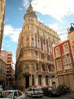 Vista de la fachada del Gran Hotel 