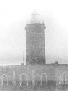 El faro de El Estacio en 1918