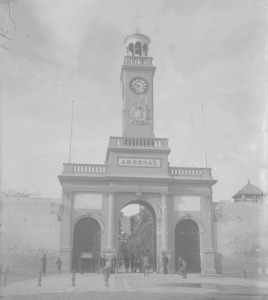 Fachada del Arsenal de Cartagena