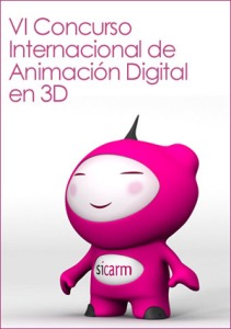 Cartel del VI Concurso Internacional de Animacin Digital en 3D
