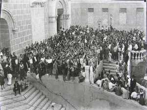 Simpatizantes del Frente Popular en Cartagena, 1936