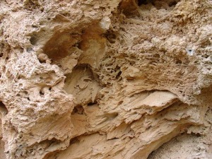 Un buen ejemplo de un travertino de la cueva de la Mauta 