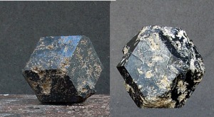 Granates hidrotermales variedad andradita de Cehegn. Su tamao es de unos 4 cm [granate]