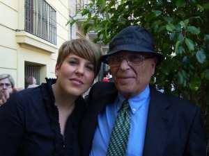 Noelia M Arroyo (Doa Sardina 2009), junto a Fulgencio Saura Mira
