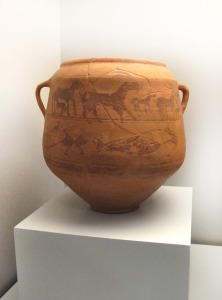 Vaso Ibrico de las Cabras y los Peces 