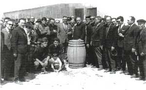 Inauguración de la Cooperativa Obrera de la madera, año 1964