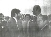 El Rey de Espa�a Juan Carlos I, en visita oficial a Bullas tras el temporal de nieve (a�o 1980)
