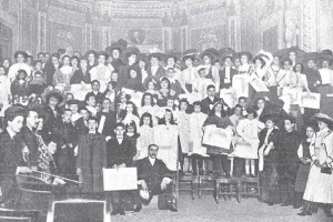 Grupo de alumnos de Msica y Declamacin del Conservatorio de Madrid 