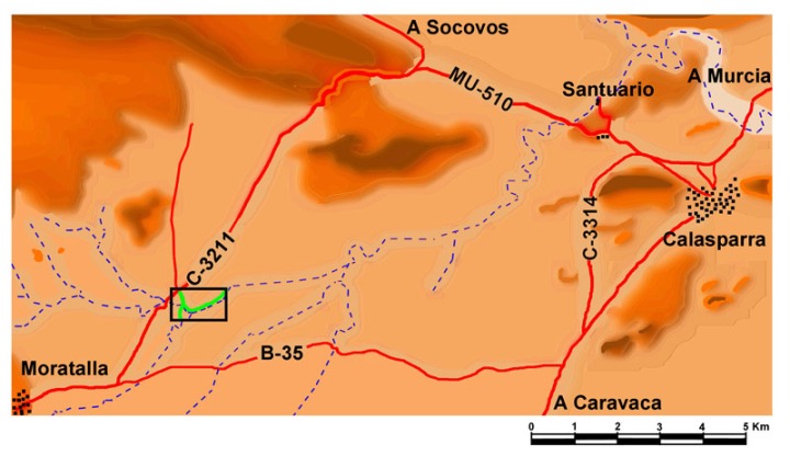 Estrecho Bolvonegro en Moratalla  Noroeste de Murcia - Comarca del Noroeste de Murcia