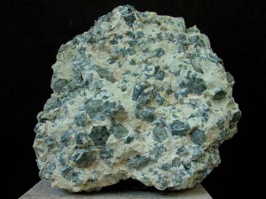 Cristales pseudohexagonales de clorita (variedad clinocloro) de  las terreras de los Baños de Gilico (Cehegín) 