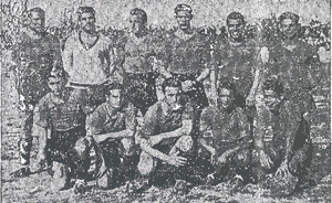 Alineación del primer ascenso del Real Murcia a 1ª en La Mirandilla de Cádiz (5 de mayo de 1940)