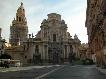 Fachada principal de la Catedral de Murcia, situada en la plaza del Cardenal Belluga - Regi�n de Murcia Digital