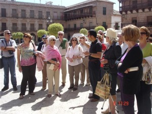 Llegada a Villanueva de los Infantes y hala! a recorrer con un muy buen gua todos los lugares de inters de la ciudad, que tiene muchos.
