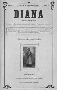 Emilia Benito. Revista Diana, 30 de Septiembre de 1911