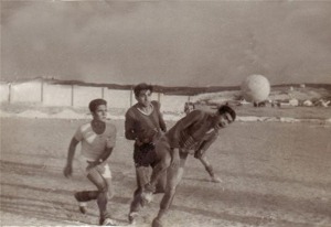 Imagen de un partido disputado en El Romeral en 1955