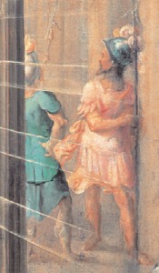 Francisco Herrera el Viejo. La Visin de Constantino (detalle). 1614. Hospital de la Caridad de Sevilla