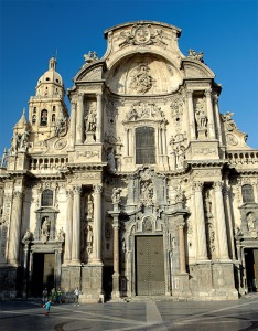J. Bort. Fachada principal Santa Iglesia Catedral. 1736-1751. Murcia