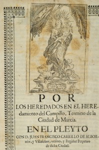 F. Salzillo. Virgen del Patrocinio. 1739. Museo Salzillo, Murcia