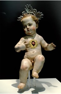 F. Salzillo. Nio Jess mostrando el corazn. s.XVIII. Coleccin particular. Murcia