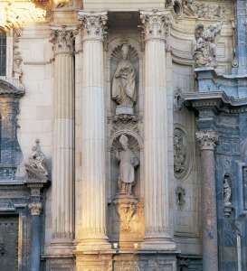 Jaime Bort. Santos de Cartagena. Fachada principal de la Santa Iglesia Catedral. Murcia