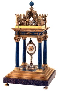 Pietro Paulo Spagna. Roma. Templete. Lignum Crucis. Mediados del siglo XIX. Patrimonio Nacional. Relicario de la Capilla del Palacio Real de Madrid