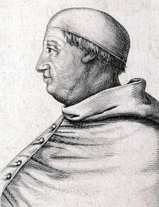 Francisco van Wyngaerde. Retrato del obispo Don Bernardino Lpez de Carvajal. 1493. Biblioteca Nacional. Madrid