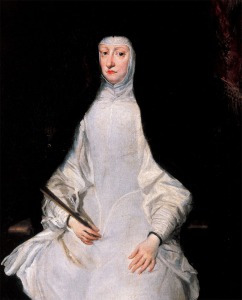 Juan Carreo de Miranda. Retrato de Doa Mariana de Austria. 1671-1675. Elizbarrutiko Arte Sakratuaren Museoa. Arabako Foru Adlundia