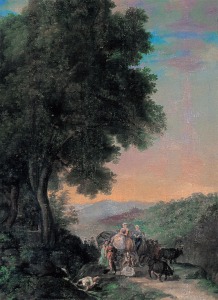 Rafael Tejeo. Curacin de Tobas (detalle) 1823. Real Alcazar Santuario de la Vera Cruz. Caravaca de la Cruz. Murcia