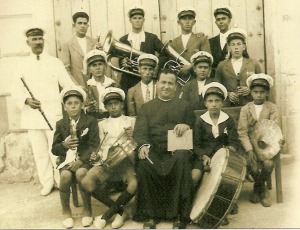 Banda de Balsapintada en 1927. Archivo A. Conesa