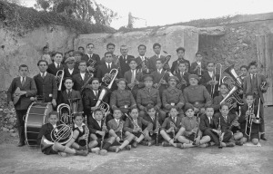 Banda de Lorca 1927. Archivo Municipal de Lorca. Fondo Menchón-Rodrigo