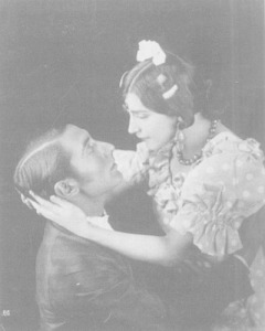 Helena D' Algy y Jos Nieto en 'Raza de hidalgos' de Tony D'Algy (1927)