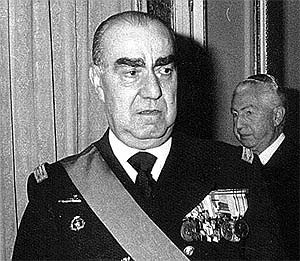 El almirante Luis Carrero Blanco, ex-presidente del Gobierno de Espaa y vctima mortal de ETA