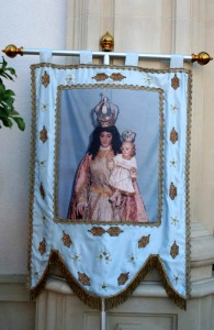 Estandarte de la Virgen del Rosario