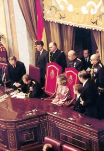 El Rey firma la Constitucin de 1978