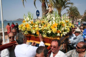 Procesin con la Virgen del Carmen 