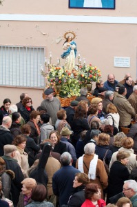 La Pursima Concepcin en la fiesta