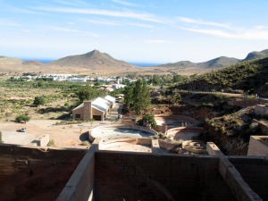 Instalaciones de las minas de oro Rodalquilar. El origen de este metal est asociado a los procesos volcnicos andesticos de Cabo de Gata 