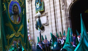 Estandarte de la Procesin de la Cofrada del Santsimo Cristo de la Esperanza 