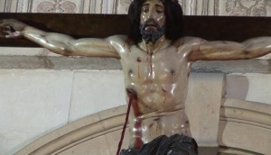 Detalle del 'Cristo de la Sangre' 