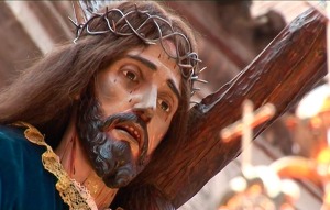 Detalle del 'Jesús del Gran Poder' [Cristo del amparo y María dolores Viernes Dolores]